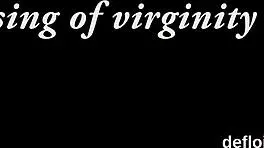 Cute Chick Gapes Soft Vagina And Gets Devirginized?