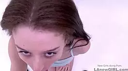 Beautiful New Brunette Stars in Steamy Videos with Talented Photographer