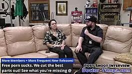 omg, i’m like so nervous, becoming doctor tampa for mara luvs 1st gyno exam