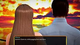 My new family homemade game with blonde milf