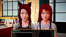 My new family homemade game with blonde milf