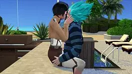 Mikasa asks Vegeta to teach her cooking