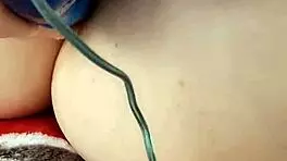 curious homemade solo with toys in unexpected places.