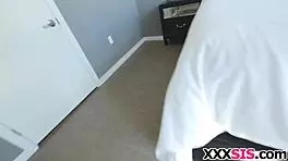 Teaching petite stepsis demi lopez with intense blowjob and big cock