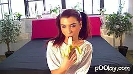 i fuck the naughty redhead whore in pigtails