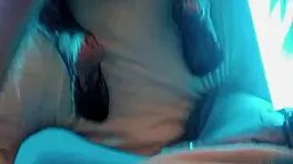 Latina Stepmom Shows Big Tits and Sucks Two Monster Cocks