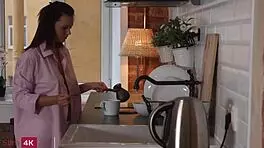 Gorgeous redhead's pussy licked and fucked by bf