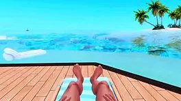 perverted mermaid does deep throat blowjob for huge bbc pov sims 4 anime hentai cosplay