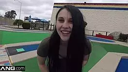 college girl kinsley anne sucks dick in a parked car