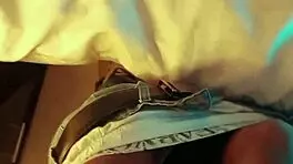 Latina Stepmom Shows Big Tits and Sucks Two Monster Cocks