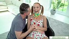 hungarian teen 18+ seduced by her sneaky neighbor