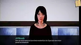 my new family episode where redhead cowgirl rides big cock in homemade anime game