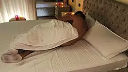 Hot European Brunette Babe Gets Quick Hard Pounding Before Work