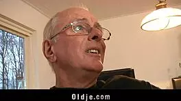 Old man teases cute teen 18+ slut