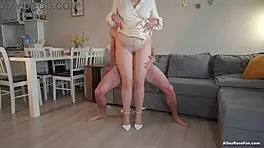 friends wife gave to fuck her legs in pantyhose from bottom to top