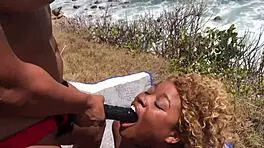 Nina Rivera And Porsha Carrera Enjoy Strapon Fun Outside