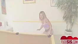 chloe lane's playful petite teen ass bent over for big cumshot