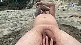 Sara Blonde gets rough public banging and facial on hot Colombian beach trip