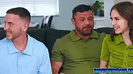 Stepdaughters chloe temple and venus vixen fuck stepdad tony rubino and sergeant miles with spanking and monster cock