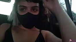 Teen Girlfriend Makes Mischief In Public Uber Flashing Tits At Friend