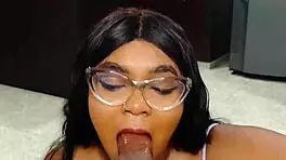 My stepsister teaches me Russian handjobs tutorial