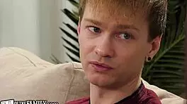 Hey, my step-sister is helping me relax with a blowjob.