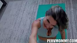 A milf with big tits and ass gets blown and fucked by amateurs, petite 18+ body in action.