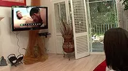 brunette young babe gabriella paltrova enjoys intense session with huge partner on the sofa