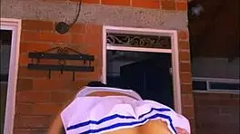 i feel shy and sensual with this latina teen's tight college cheating