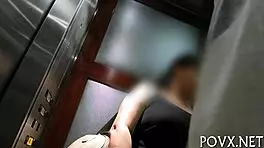 Huge cock satisfies hot hottie in hardcore pussy action 😍