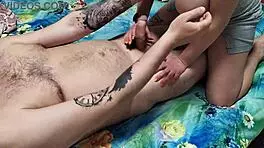 Emma Gives Handjob, Titsjob, And Blowjob Till Cum!