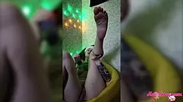 Hot Girl Feels Intense Pleasure Playing With Pussy And Toys After Party