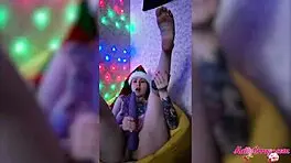 Hot Girl Feels Intense Pleasure Playing With Pussy And Toys After Party