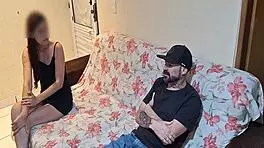 Stepfather plays out a scene of malicious power with the stepdaughter and realizes that she doesn’t wear undergarments