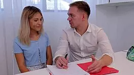 A loose encounter, but with my tight vagina, with my tutor came over to take me through some studies