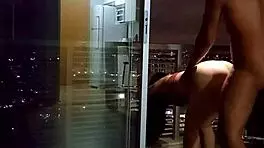 Anal sex on balcony in accountant adventures