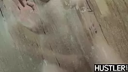 anna de ville gets fingered by a dildo from the redhead babe