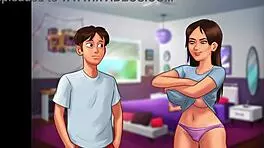 summertime saga - stepsis interacts with stepbro in dorm with jenny scenes part 1