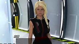 Blonde Virgin Caught Fucking Step Sister In 3D Space Adventure With Curvy Bodies