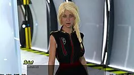 Blonde Virgin Caught Fucking Step Sister In 3D Space Adventure With Curvy Bodies