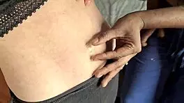 desi slut teases with petite 18+ navel in close-up play