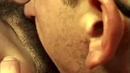 Retro salesman loves testing lady’s products personally with a hairy redhead