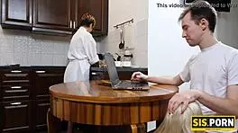 Blonde Pornstar Sucks And Gets Drilled By Stepbro