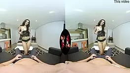 Tiny Latina teen gets her tight pussy pounded in VR