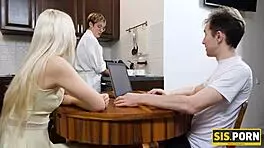 Blonde Pornstar Sucks And Gets Drilled By Stepbro