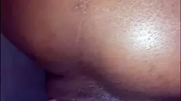 sweet moans from alicinha with something in her ass.