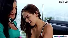 truth or dare turns into toying and licking outdoors