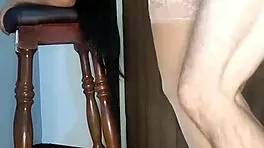 Posing As Nurse For Homemade Blowjob And Fuck Service