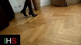 Super Cute Blonde Rides Black Guy for Fun