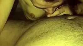 I watch nora milf suck and lick andy z 94's cock in pov